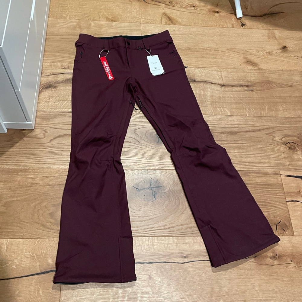 NWT Volcom Species Stretch Zip Tech Snowboarding pants